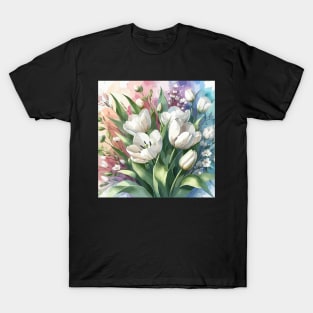 White Tulips T-Shirt